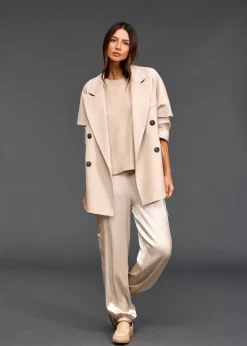 Vestes & Manteaux-Lauren Vidal BLAZER OVERSIZE FALONE Sand
