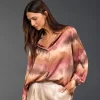 Chemises & Blouses-Lauren Vidal CHEMISE EN TIE AND DYE MARINO Rotko