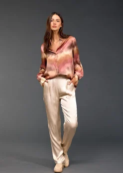 Chemises & Blouses-Lauren Vidal CHEMISE EN TIE AND DYE MARINO Rotko
