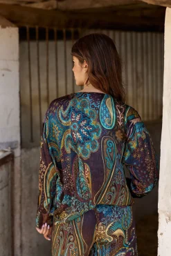 Chemises & Blouses-Lauren Vidal CHEMISE IMPRIMÉE CACHEMIRE SURI Lutetia