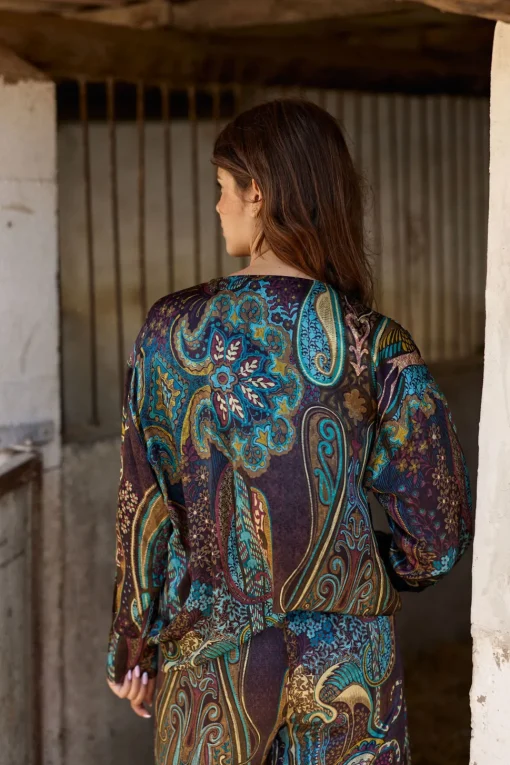 Chemises & Blouses-Lauren Vidal CHEMISE IMPRIMÉE CACHEMIRE SURI Lutetia