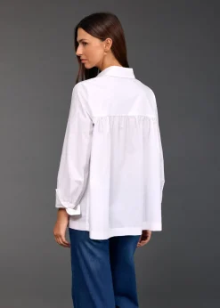 Chemises & Blouses-Lauren Vidal CHEMISE POPELINE RISA Blanc