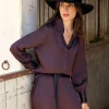 Chemises & Blouses-Lauren Vidal CHEMISE SOUPLE CELA Raisin