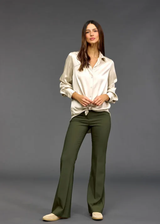 Chemises & Blouses-Lauren Vidal CHEMISE SOUPLE CELA Creme