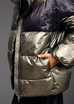 Vestes & Manteaux-Lauren Vidal DOUDOUNE BICOLORE OWEN Mordore