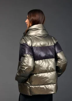 Vestes & Manteaux-Lauren Vidal DOUDOUNE BICOLORE OWEN Mordore
