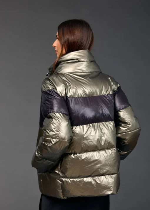 Vestes & Manteaux-Lauren Vidal DOUDOUNE BICOLORE OWEN Mordore
