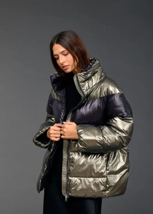 Vestes & Manteaux-Lauren Vidal DOUDOUNE BICOLORE OWEN Mordore