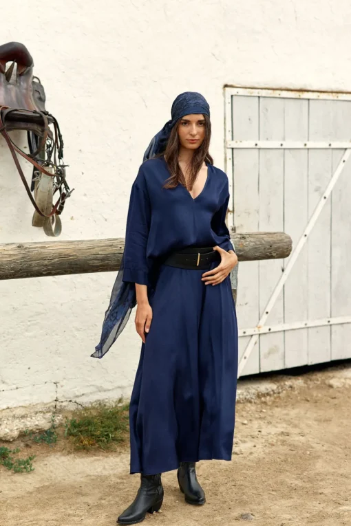 Robes & Jupes-Lauren Vidal JUPE LONGUE ÉVASÉE COME Eclipse