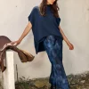 Robes & Jupes-Lauren Vidal JUPE VISCOSE | SOIE JANE Lune