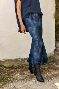 Robes & Jupes-Lauren Vidal JUPE VISCOSE | SOIE JANE Lune