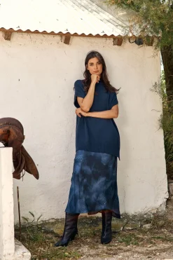 Robes & Jupes-Lauren Vidal JUPE VISCOSE | SOIE JANE Lune