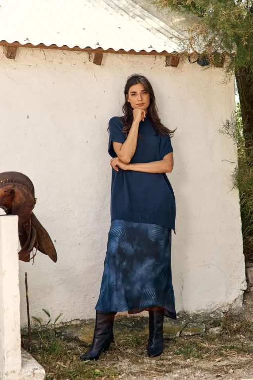 Robes & Jupes-Lauren Vidal JUPE VISCOSE | SOIE JANE Lune