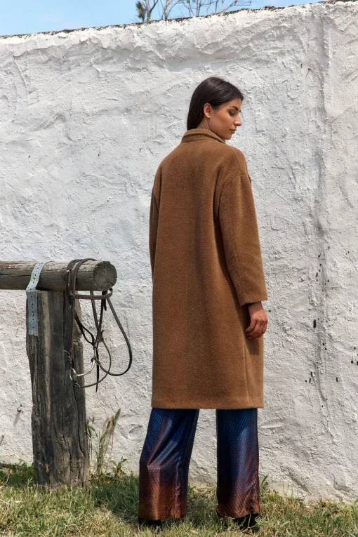 Vestes & Manteaux-Lauren Vidal MANTEAU FLUIDE PABLO Havane