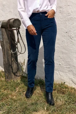 Pantalons-Lauren Vidal PANTALON CHINO EN VELOURS DINO Eclypse
