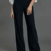 Pantalons-Lauren Vidal PANTALON FLUIDE FIONA Noir