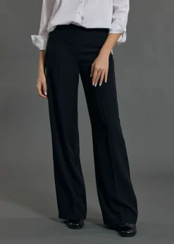 Pantalons-Lauren Vidal PANTALON FLUIDE FIONA Noir