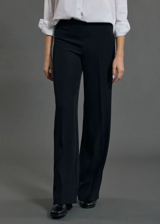 Pantalons-Lauren Vidal PANTALON FLUIDE FIONA Noir