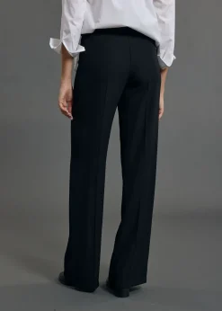 Pantalons-Lauren Vidal PANTALON FLUIDE FIONA Noir