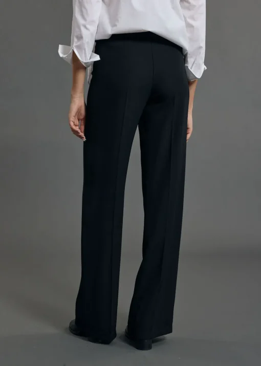 Pantalons-Lauren Vidal PANTALON FLUIDE FIONA Noir