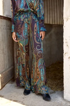 Pantalons-Lauren Vidal PANTALON FLUIDE IMPRIMÉ LORINE Lutetia