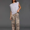 Pantalons-Lauren Vidal PANTALON FLUIDE IMPRIMÉ PAT Wild