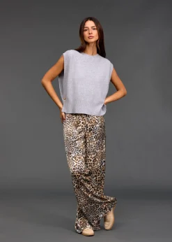Pantalons-Lauren Vidal PANTALON FLUIDE IMPRIMÉ PAT Wild