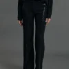 Pantalons-Lauren Vidal PANTALON STYLE PAILLETTES SANTA Noir