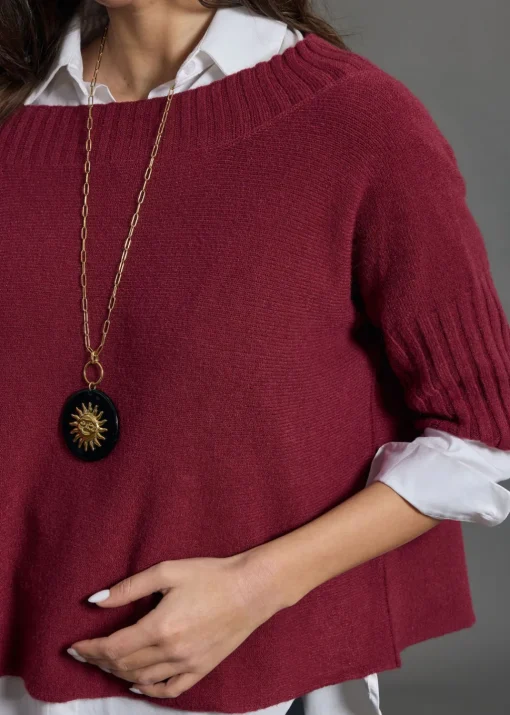Pulls & Gilets-Lauren Vidal PULL ENCOLURE BATEAU VINCI Grenade