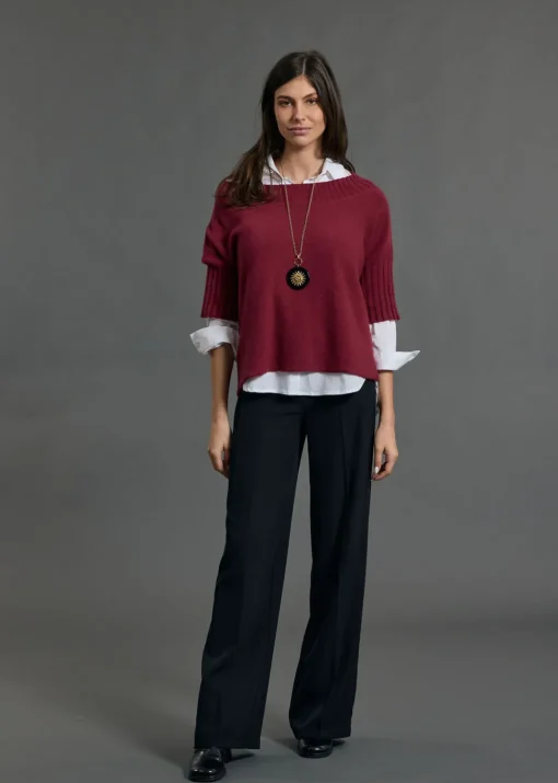 Pulls & Gilets-Lauren Vidal PULL ENCOLURE BATEAU VINCI Grenade