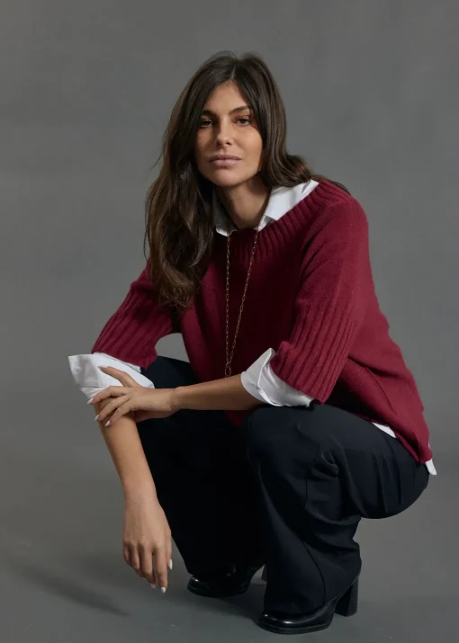 Pulls & Gilets-Lauren Vidal PULL ENCOLURE BATEAU VINCI Grenade