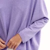 Pulls & Gilets-Lauren Vidal Pull oversize col V Lavande