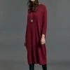 Robes & Jupes-Lauren Vidal ROBE AMPLE EN MAILLE NOUNE Grenade