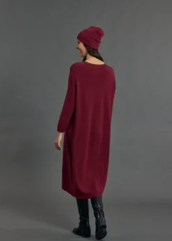 Robes & Jupes-Lauren Vidal ROBE AMPLE EN MAILLE NOUNE Grenade