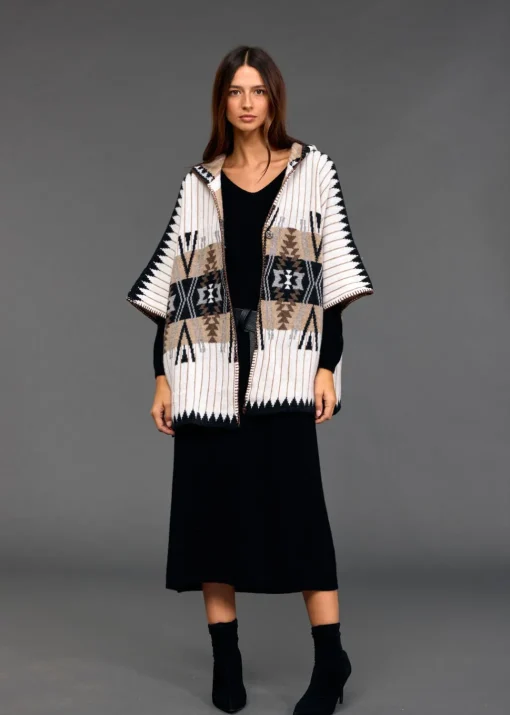 Robes & Jupes-Lauren Vidal Robe ample en maille Noune Noir