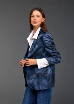 Vestes & Manteaux-Lauren Vidal VESTE BLAZER IMPRIMÉ TESS Lune