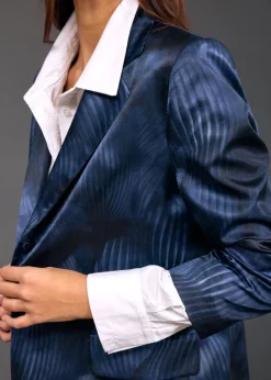 Vestes & Manteaux-Lauren Vidal VESTE BLAZER IMPRIMÉ TESS Lune