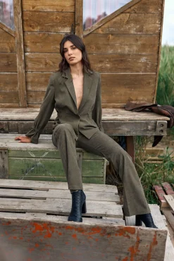 Vestes & Manteaux-Lauren Vidal VESTE BLAZER VASTO Bronze