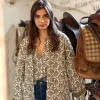 Vestes & Manteaux-Lauren Vidal VESTE MATELASSÉE BIC Palme