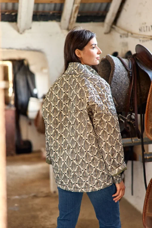 Vestes & Manteaux-Lauren Vidal VESTE MATELASSÉE BIC Palme